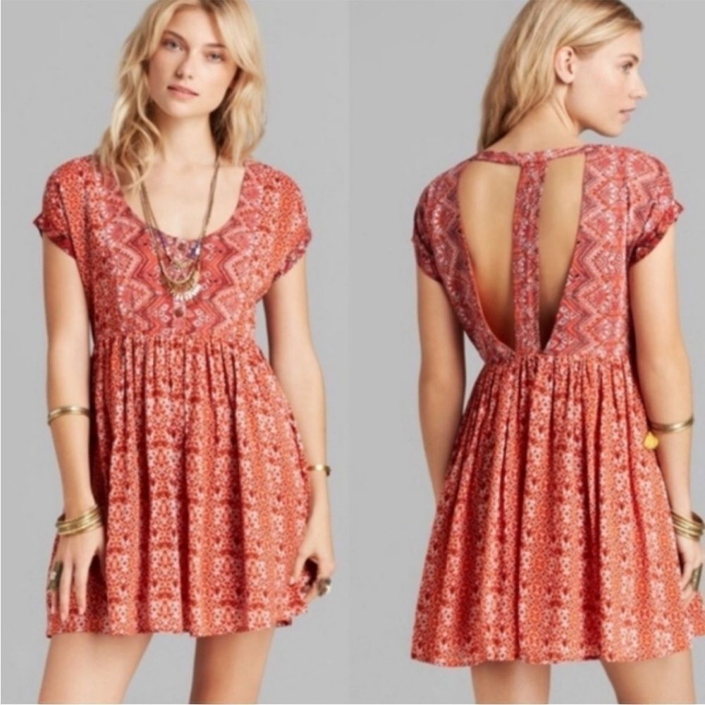 EUC Free People Sundown Babydoll Dress